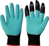 Перчатки садовые BOXER полиэстер с когтями BXR210C