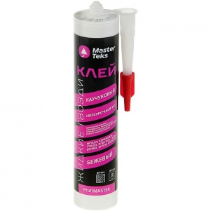 Клей каучуковый Жидкие гвозди MasterTeks ProfiMaster 901 сверхпрочный 120гр бежевый 9753331