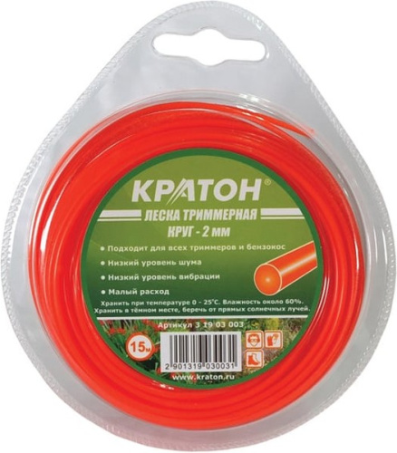 Леска триммерная Кратон Круг-2мм 31903003