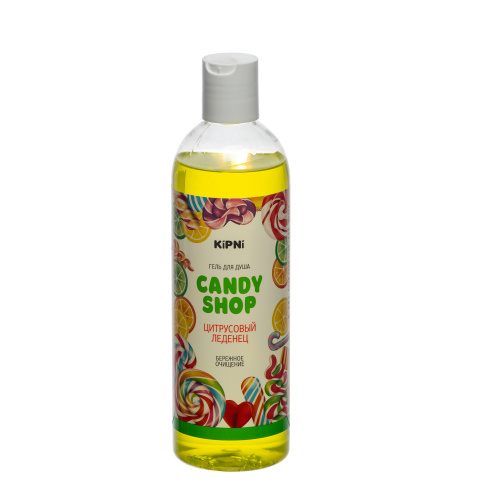 Гель для душа CANDY SHOP Цитрусовый леденец 0,375л с крышкой диск-топ 17