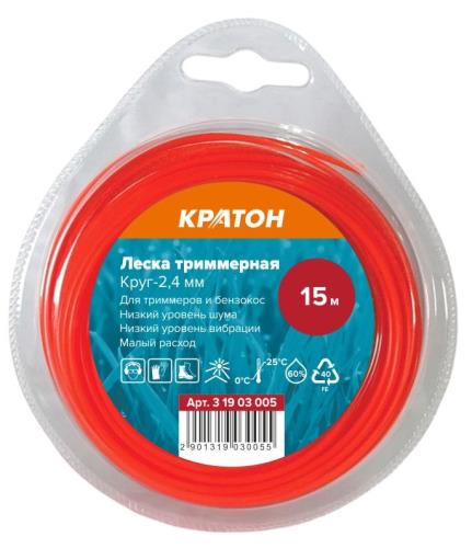 Леска триммерная Кратон Круг-2,4мм 31903005