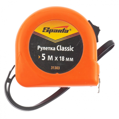 Рулетка 5м18мм Classic,пластиковый корпус
