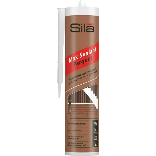 Герметик Sealant Sila PRO Max Parquet для паркета Орех 280мл