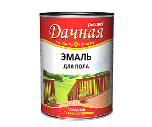 Эмаль Расцвет Дачная для пола золотисто-коричневая 2,7кг 10493