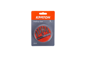 Набор бит Кратон 7шт 11201001