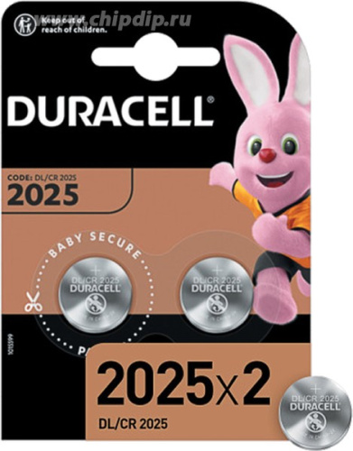 Элемент питания Duracell СR2025