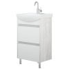 Тумба COROZO ОРЕГОН Z2 55 пайн+раковина УЮТ ШВГ (550х850х445)