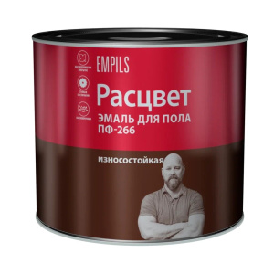 Эмаль Расцвет для пола красно-коричневая