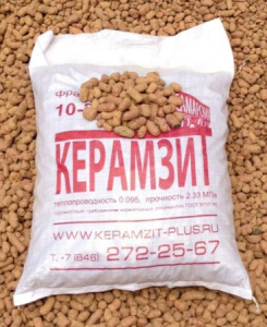 Керамзит в мешках белый
