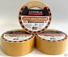 Лента ADMIRAL двухсторонняя на ткан.основе 48мм10м 210мкм