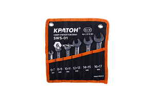 Набор ключей рожковых КРАТОН SWS-01 6пр.22701001