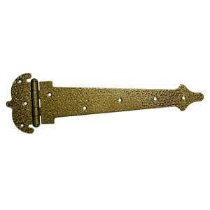 Петля воротная фигурная НОЭ3 ПС-300 старая бронза 172007