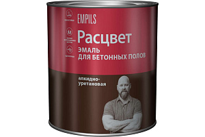 Эмаль Расцвет для бетонных полов алкидно-уретановая золотисто-коричневая 2,7кг 70688