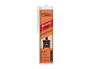 Герметик силикатный Sealant Sila PRO  для печей Черный +1500C 280мл