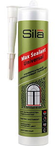 Герметик силиконовый Sealant Sila PRO Max универсальный 280мл бесцветный