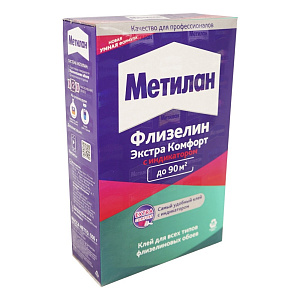 Клей обойный МЕТИЛАН Флизелин Экстра Комфорт 150гр с индикатором 3003722