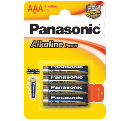 Элемент питания Panasonic Bronza Alkaline Power AAA LR03