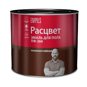 Эмаль Расцвет для пола красно-коричневая