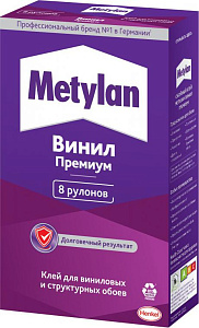 Клей обойный Метилан винил премиум 250г  без индикатора 1518429